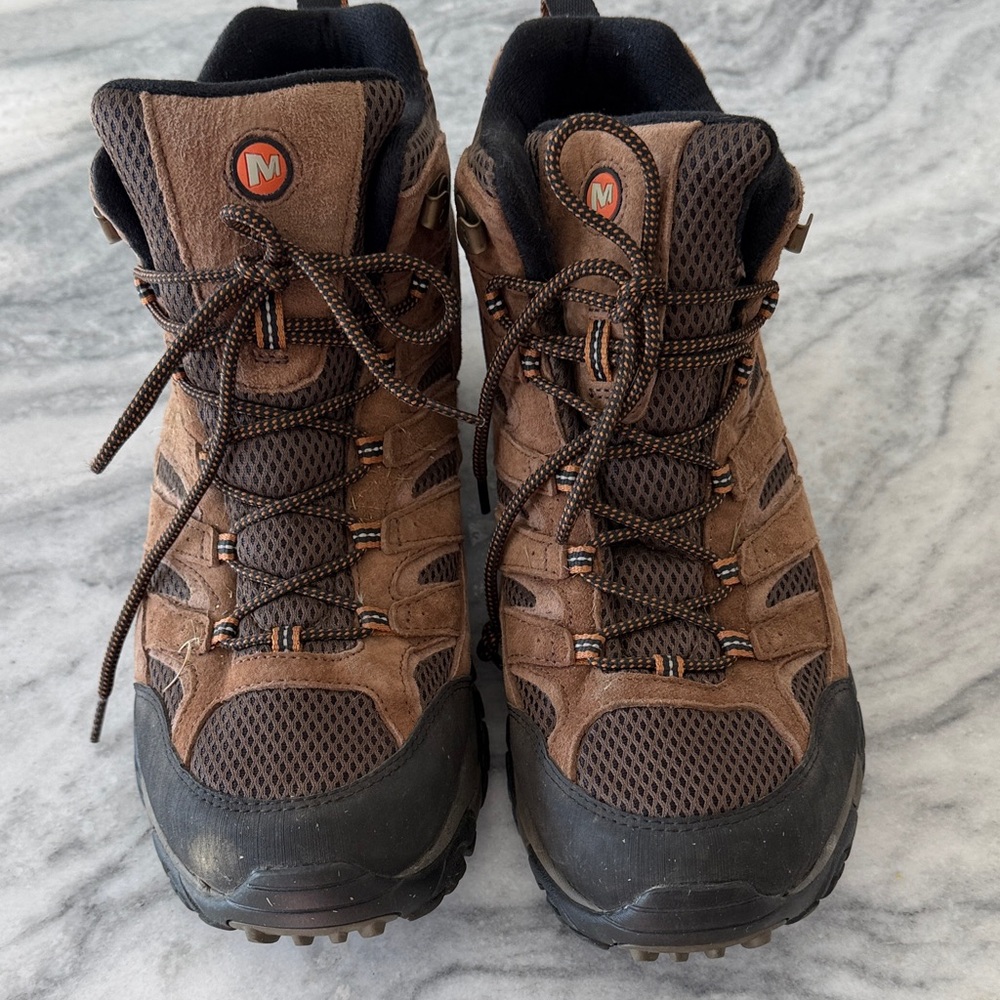 Merrell Brown and Black Men's Hiking Boots